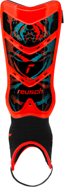 Reusch Shinguard Attrakt Pro 5377043 3335 schwarz rot front